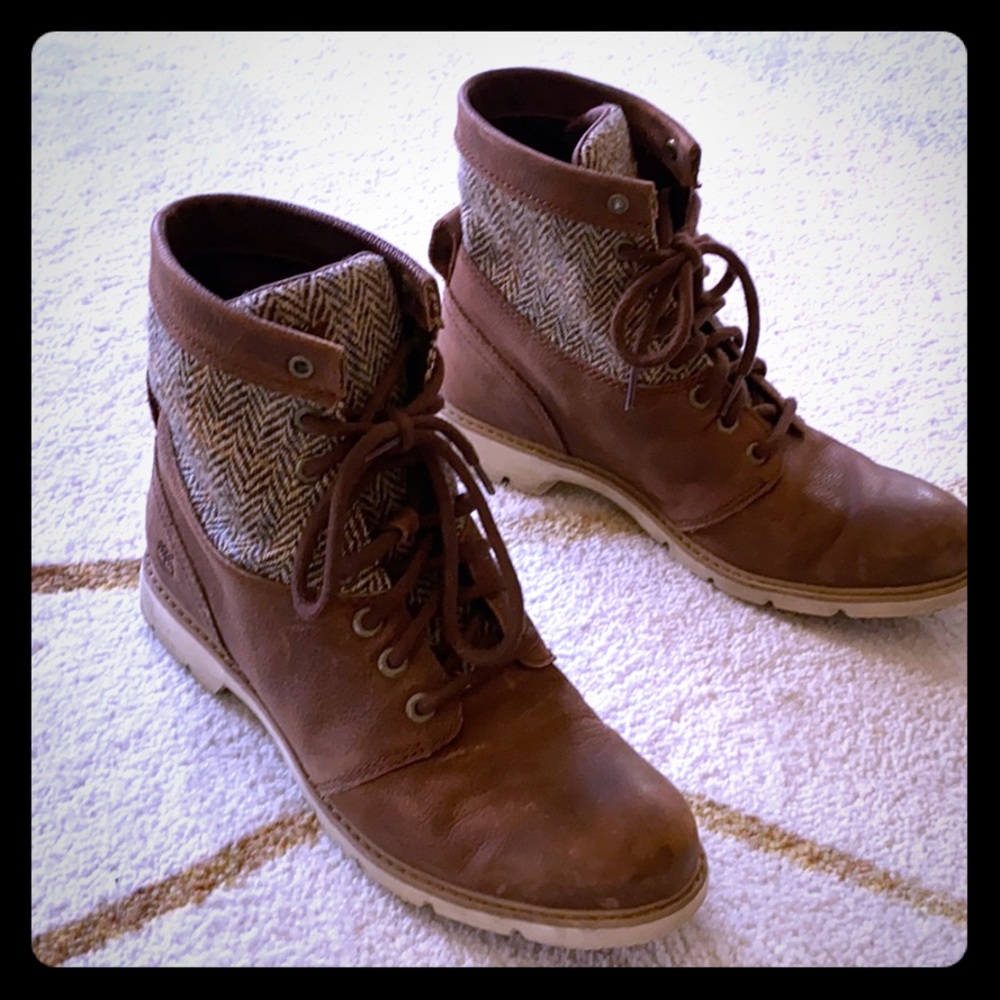 Timberland Harris tweed boots size 9